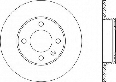OPEN PARTS bda157310 -  Тормозной диск